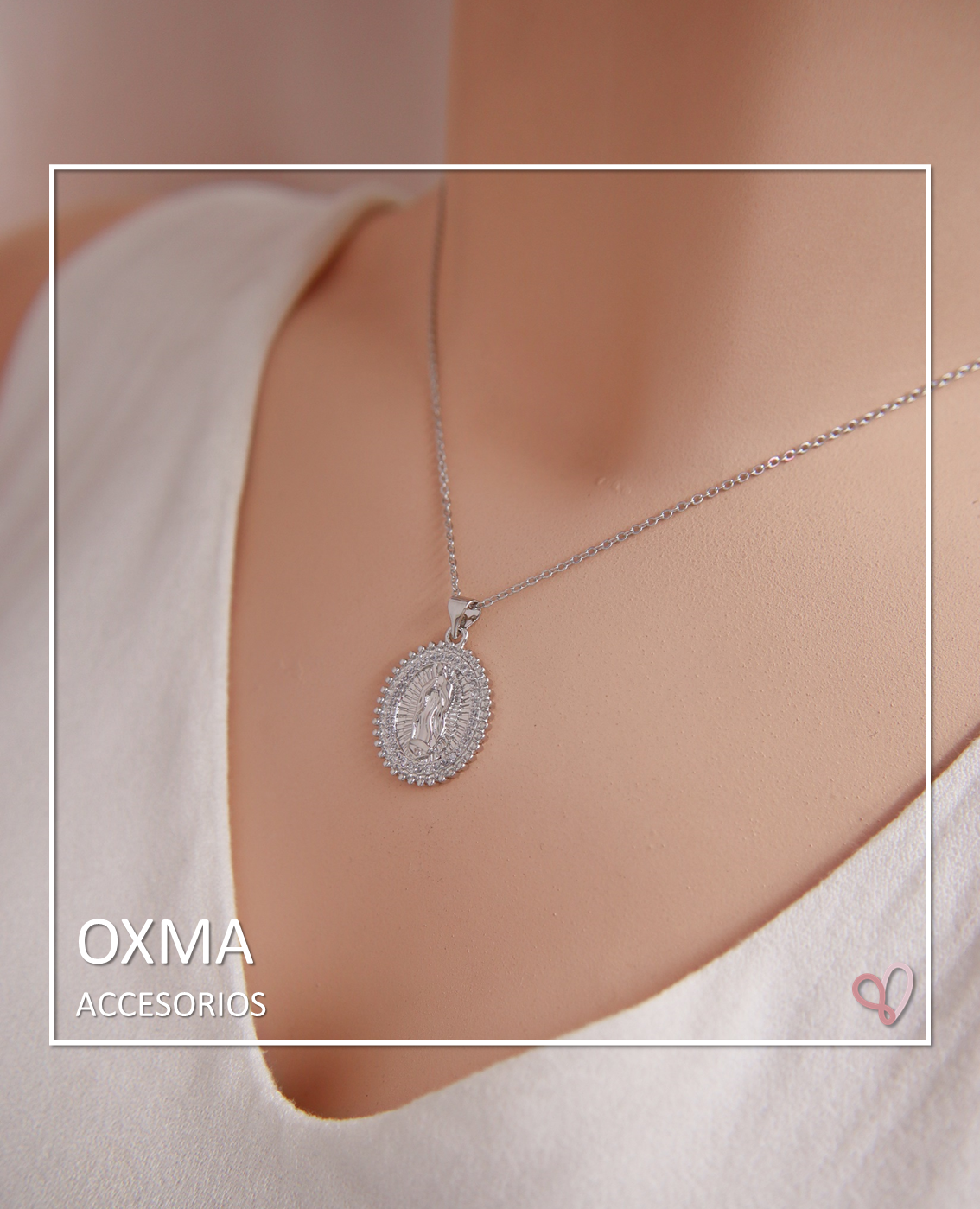 CONJUNTO VIRGEN GUADALUPE PLATEADO