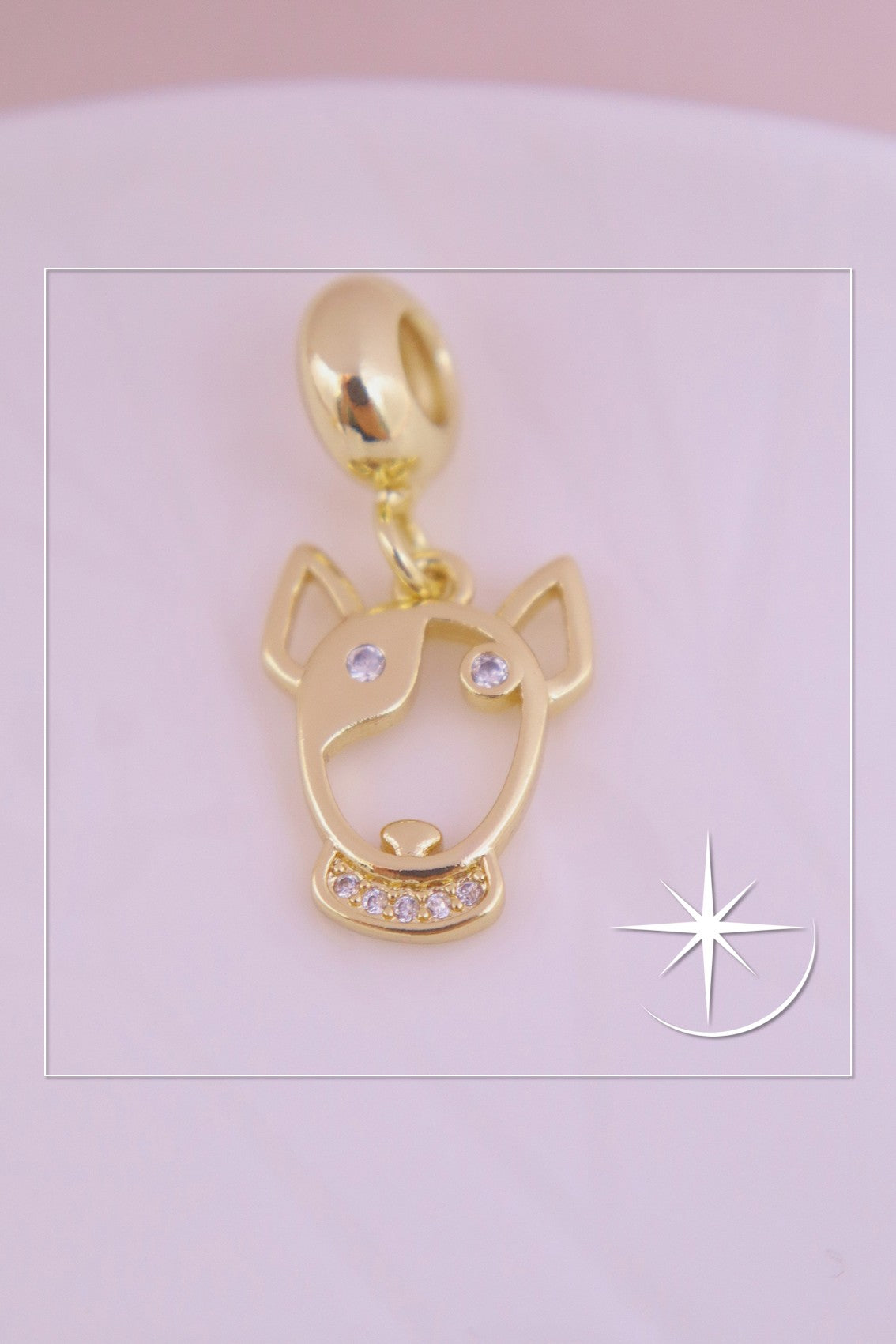 CHARMS DESTELLO PERRUNO RODIO
