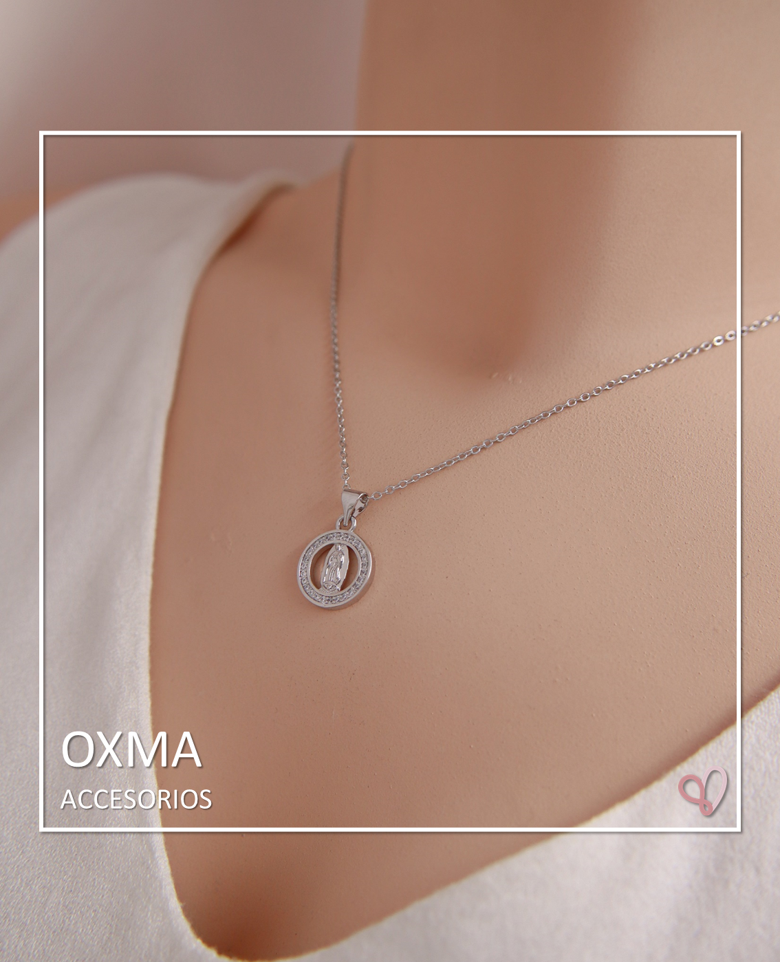 CONJUNTO VIRGEN GUADALUPE PLATEADO