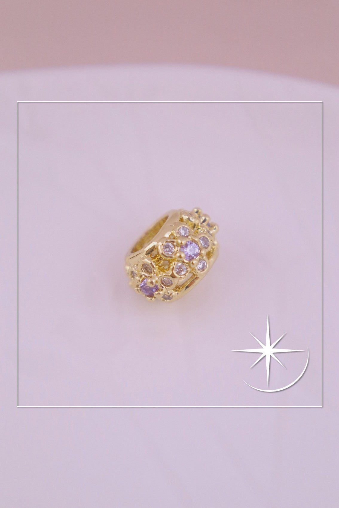 CHARMS LUZ DE LAVANDA RODIO