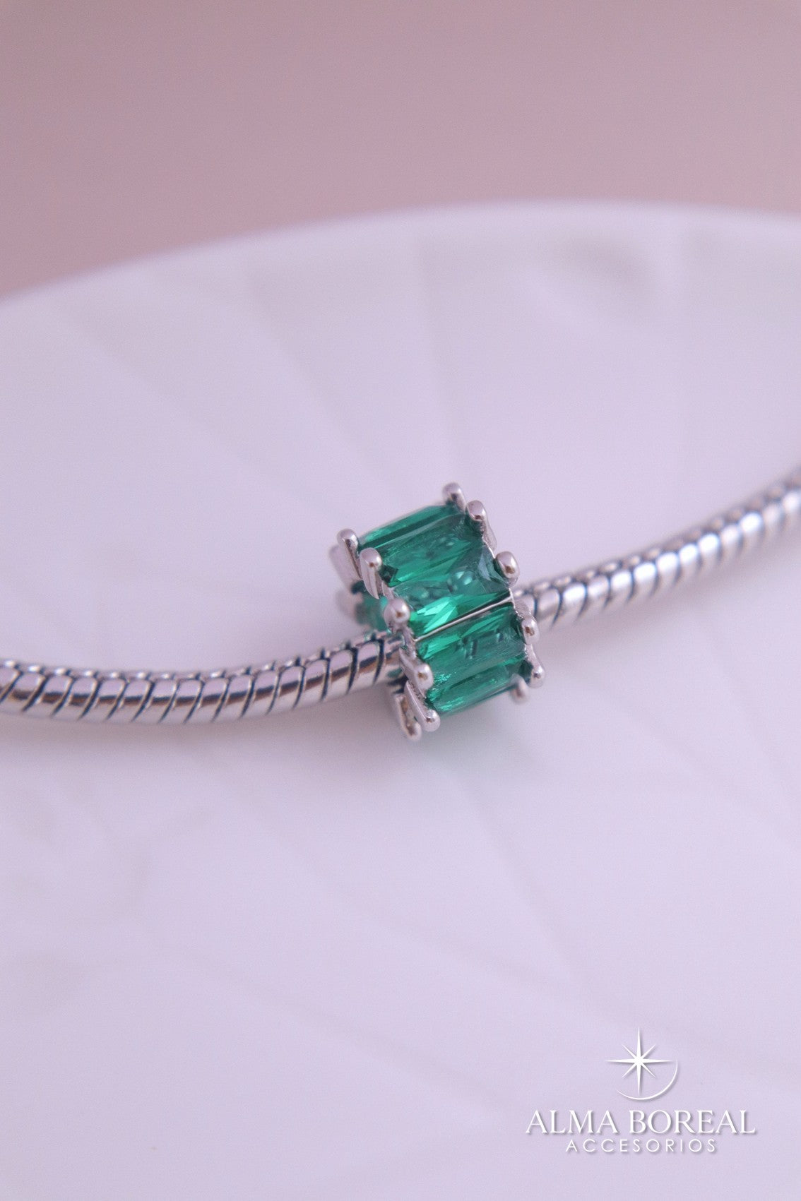 CHARMS BRILLO ESMERALDA RODIO
