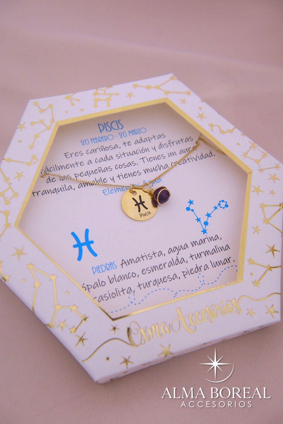 COLLAR SIGNO ZODIACAL PISCIS