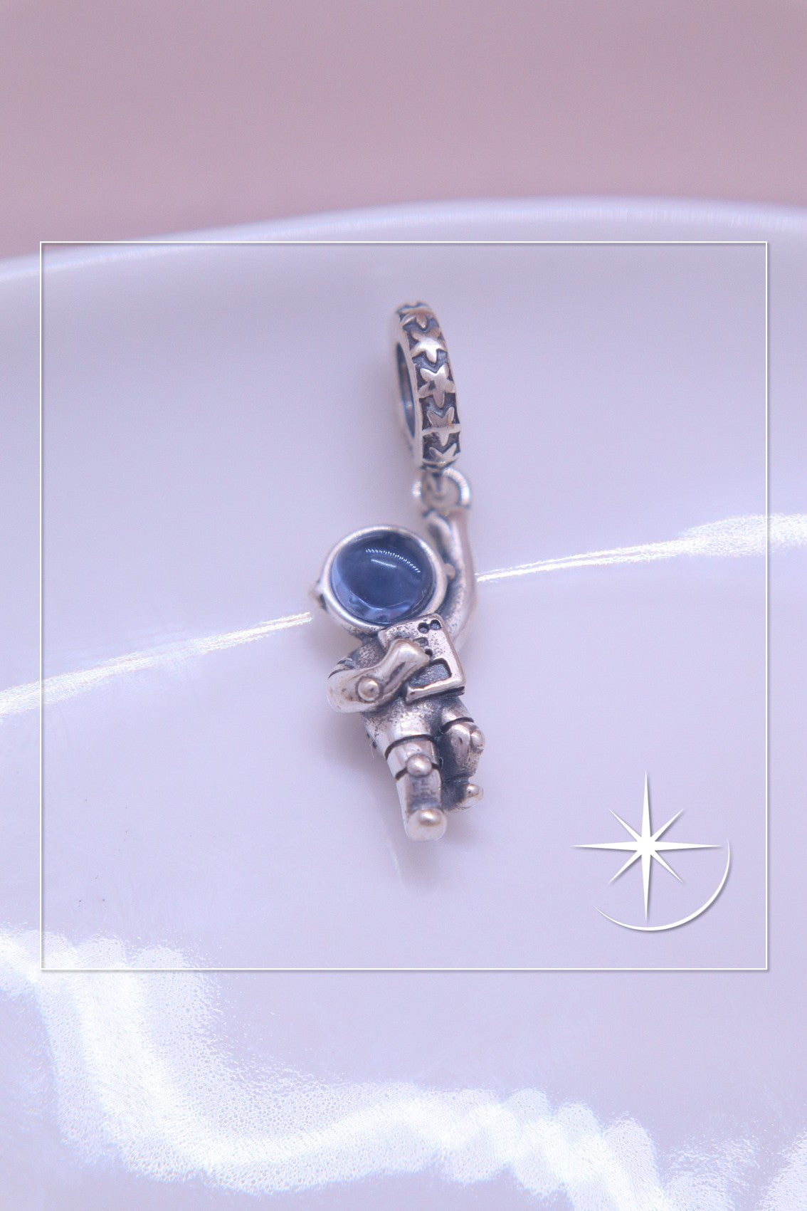 CHARMS ASTRONAUTA PLATA LEY 925