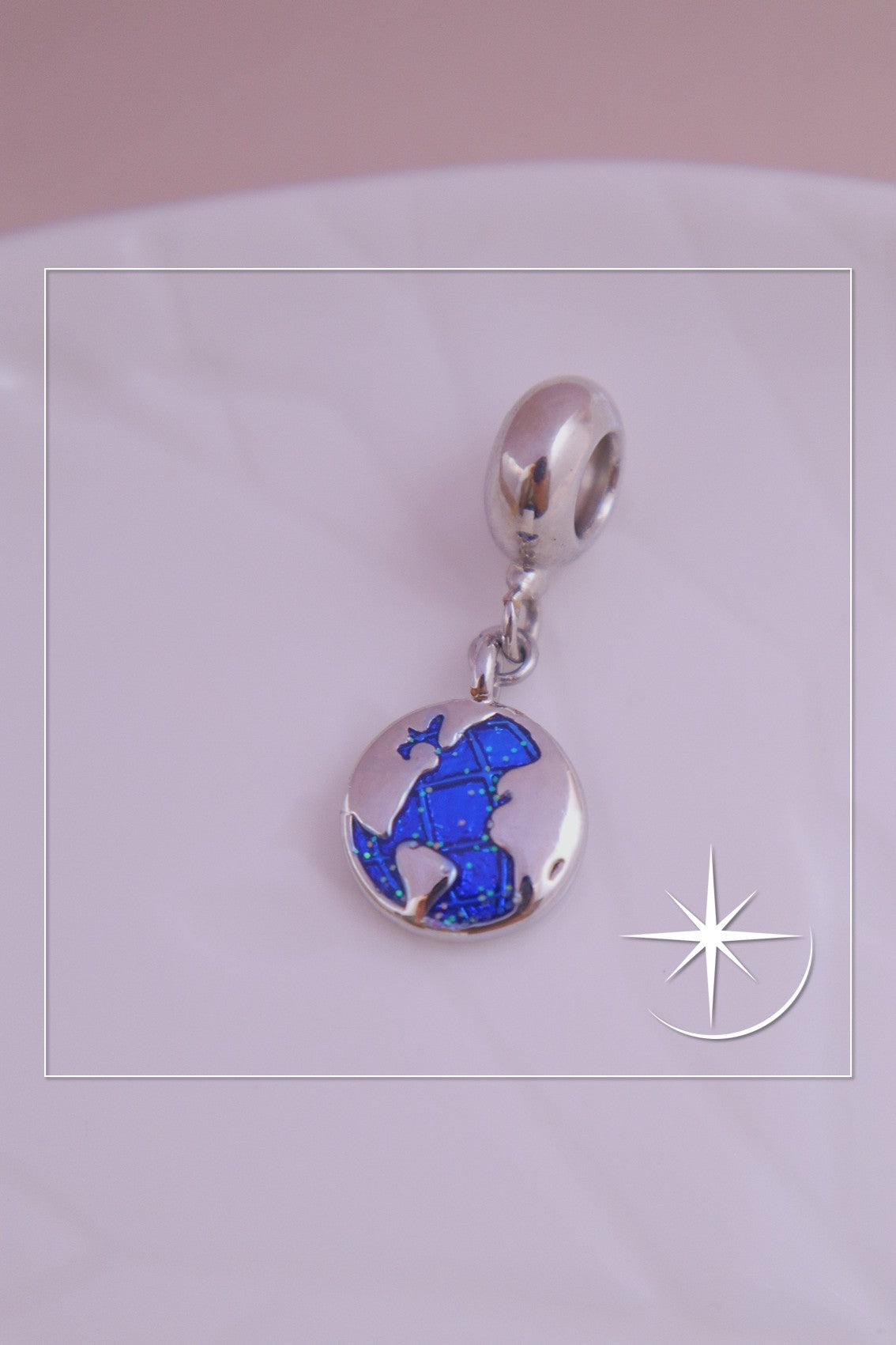 CHARMS TIERRA AZUL RODIO