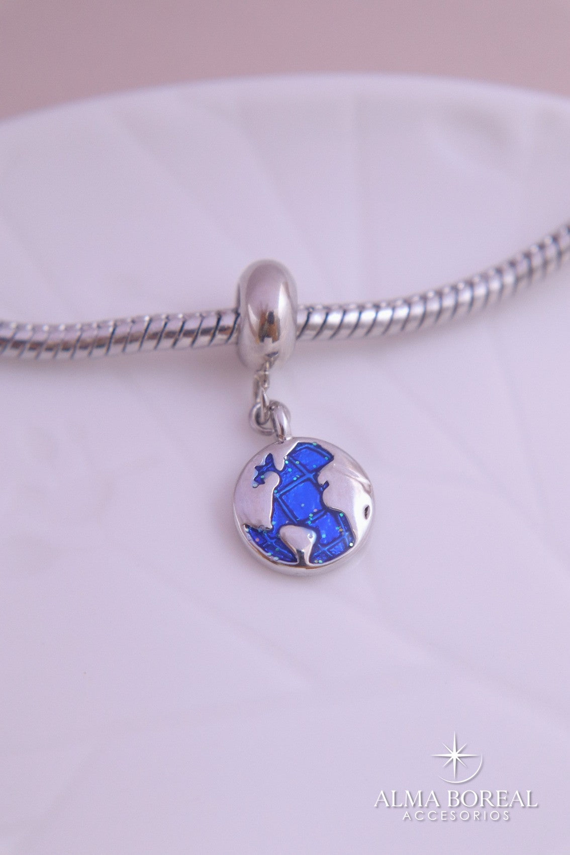 CHARMS TIERRA AZUL RODIO