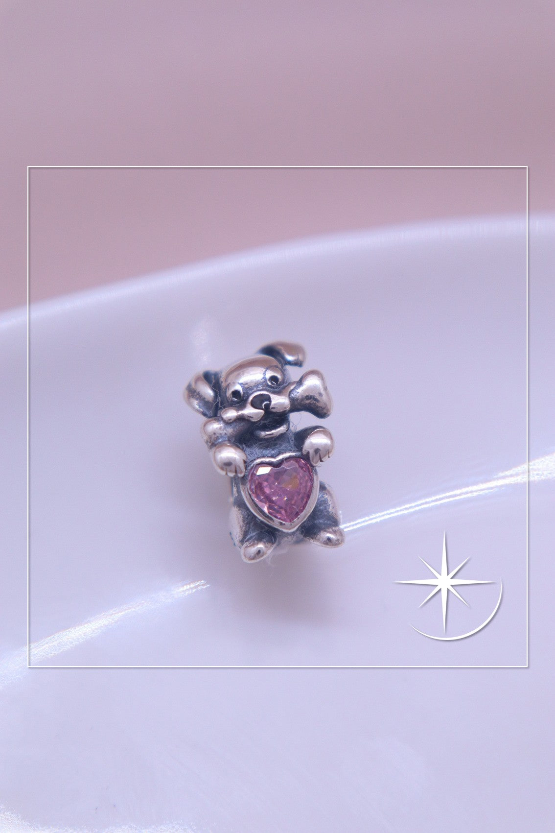 CHARMS HUESITO PERRUNO PLATA LEY 925