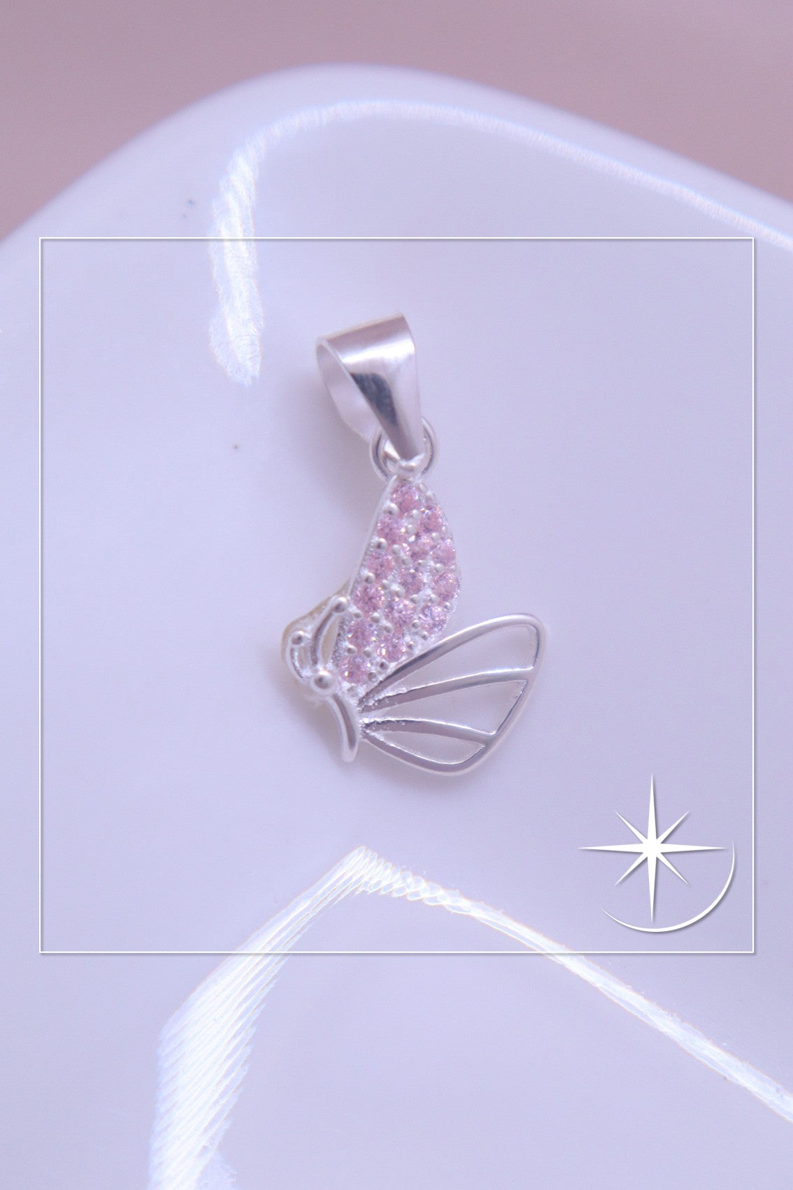 DIJE MARIPOSA PLATA LEY 925