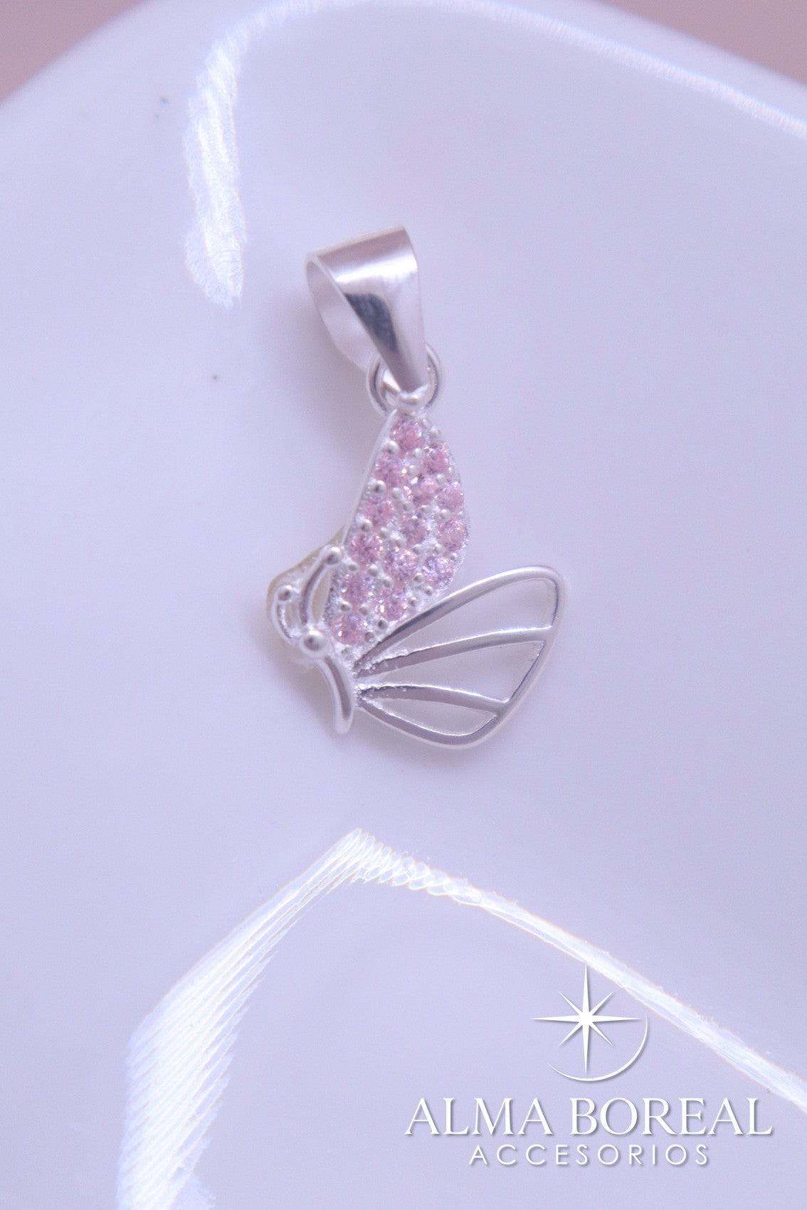 DIJE MARIPOSA PLATA LEY 925