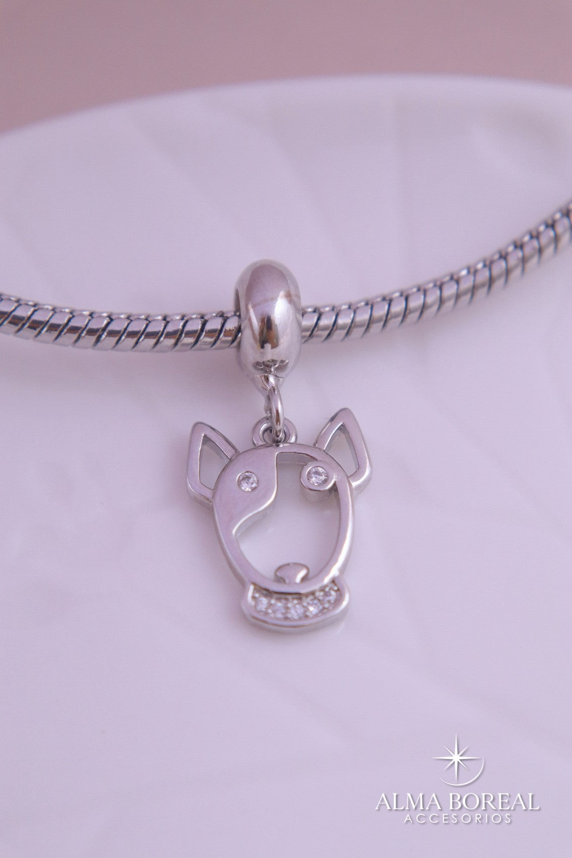 CHARMS DESTELLO PERRUNO RODIO