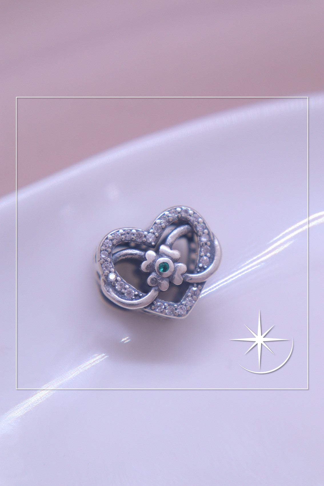 CHARMS CORAZONES UNIDOS PLATA LEY 925