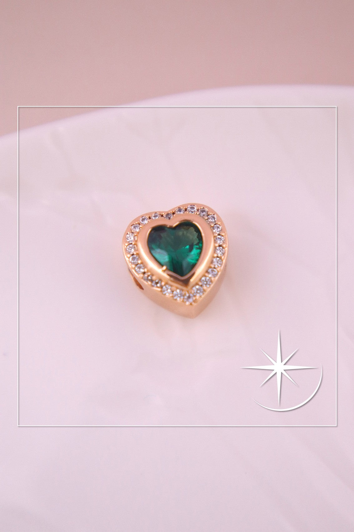 CHARMS CORAZÓN RODIO