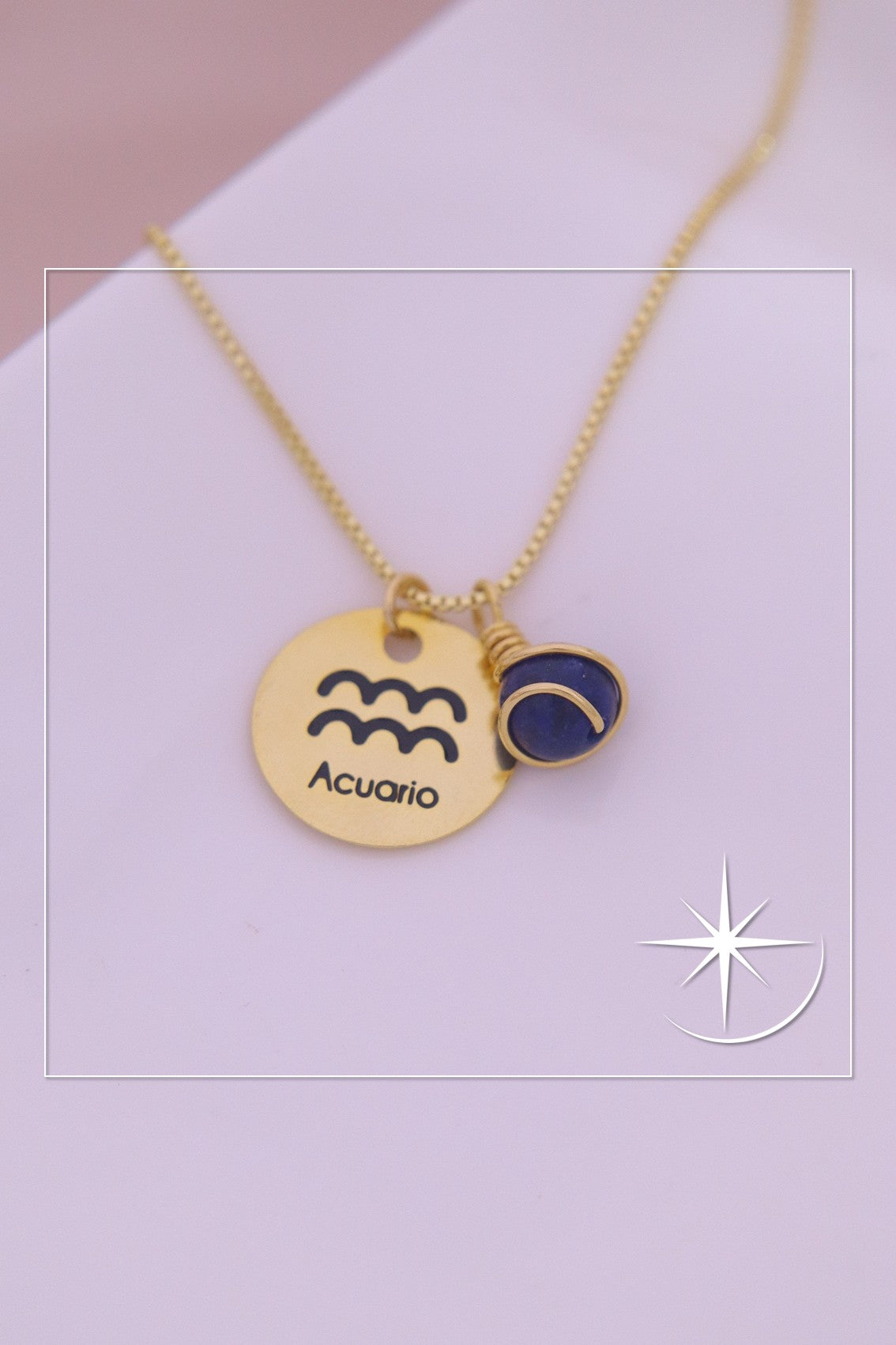 COLLAR SIGNO ZODIACAL ACUARIO