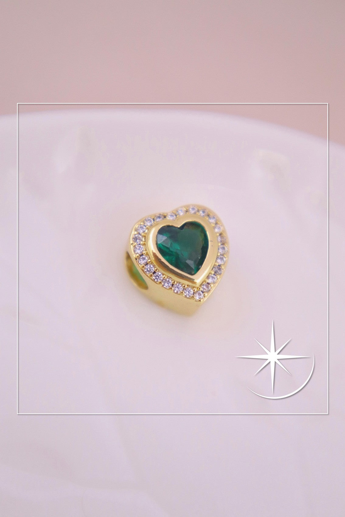 CHARMS CORAZÓN RODIO