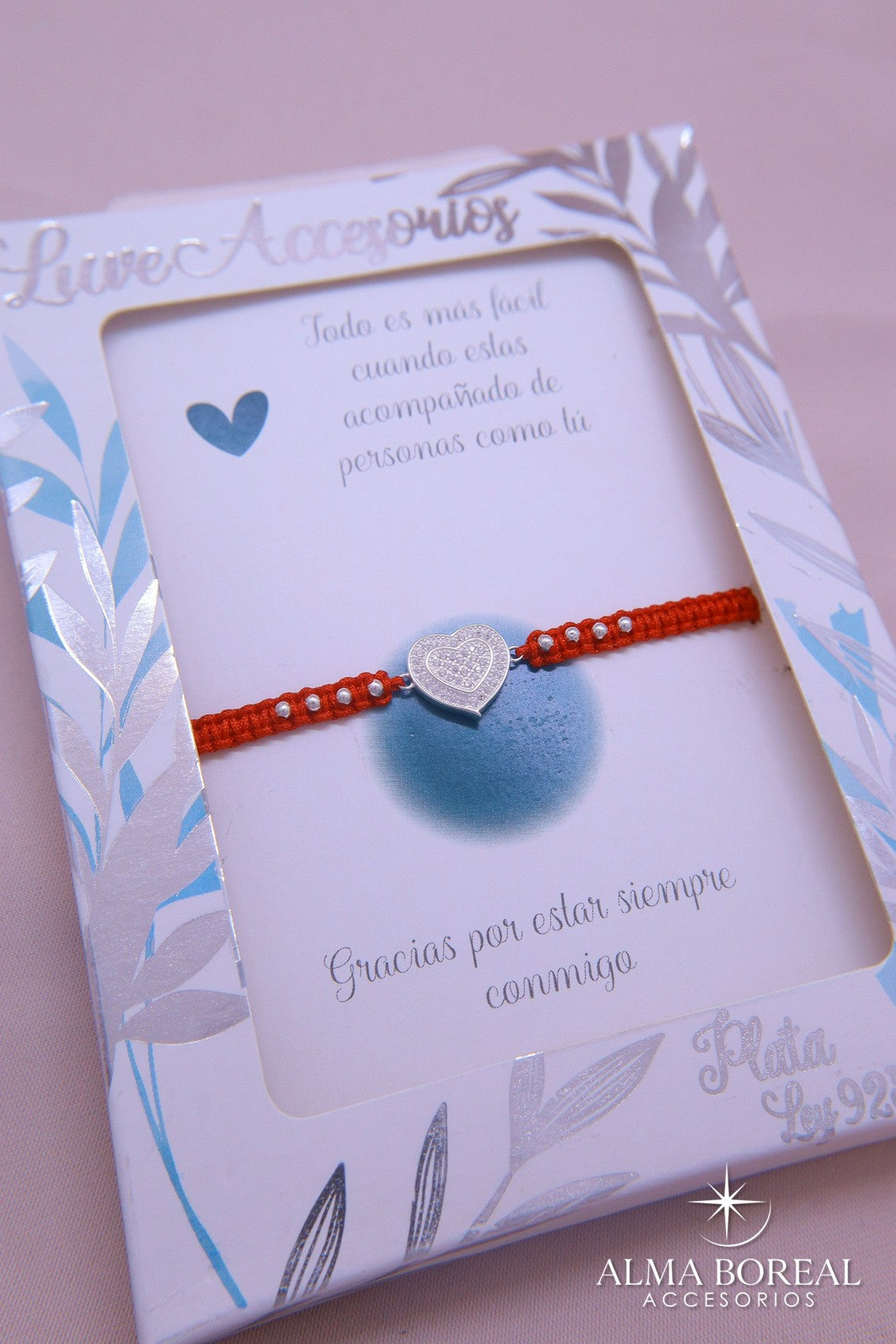 PULSERA CORAZÓN PLATA LEY 925