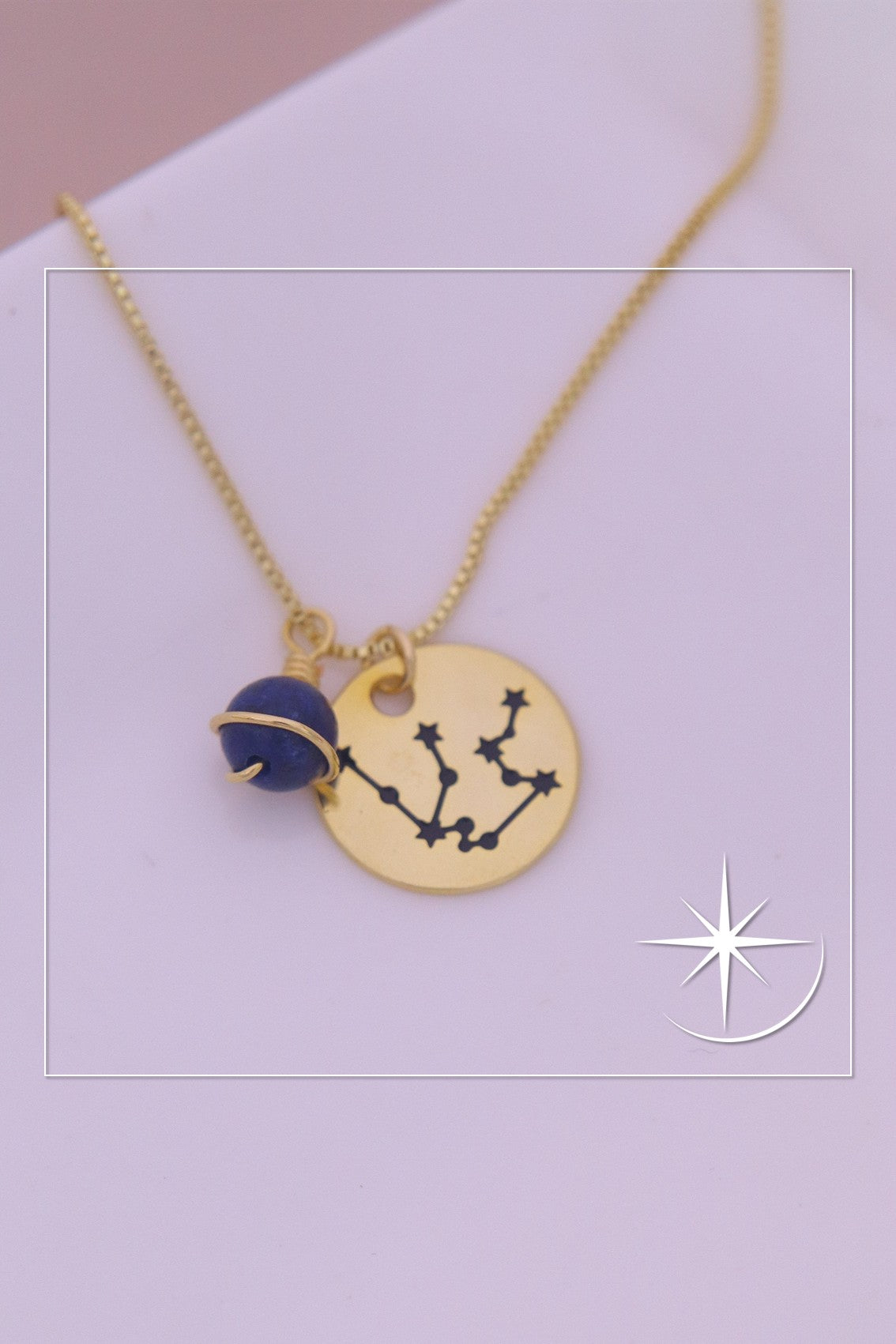 COLLAR SIGNO ZODIACAL ACUARIO