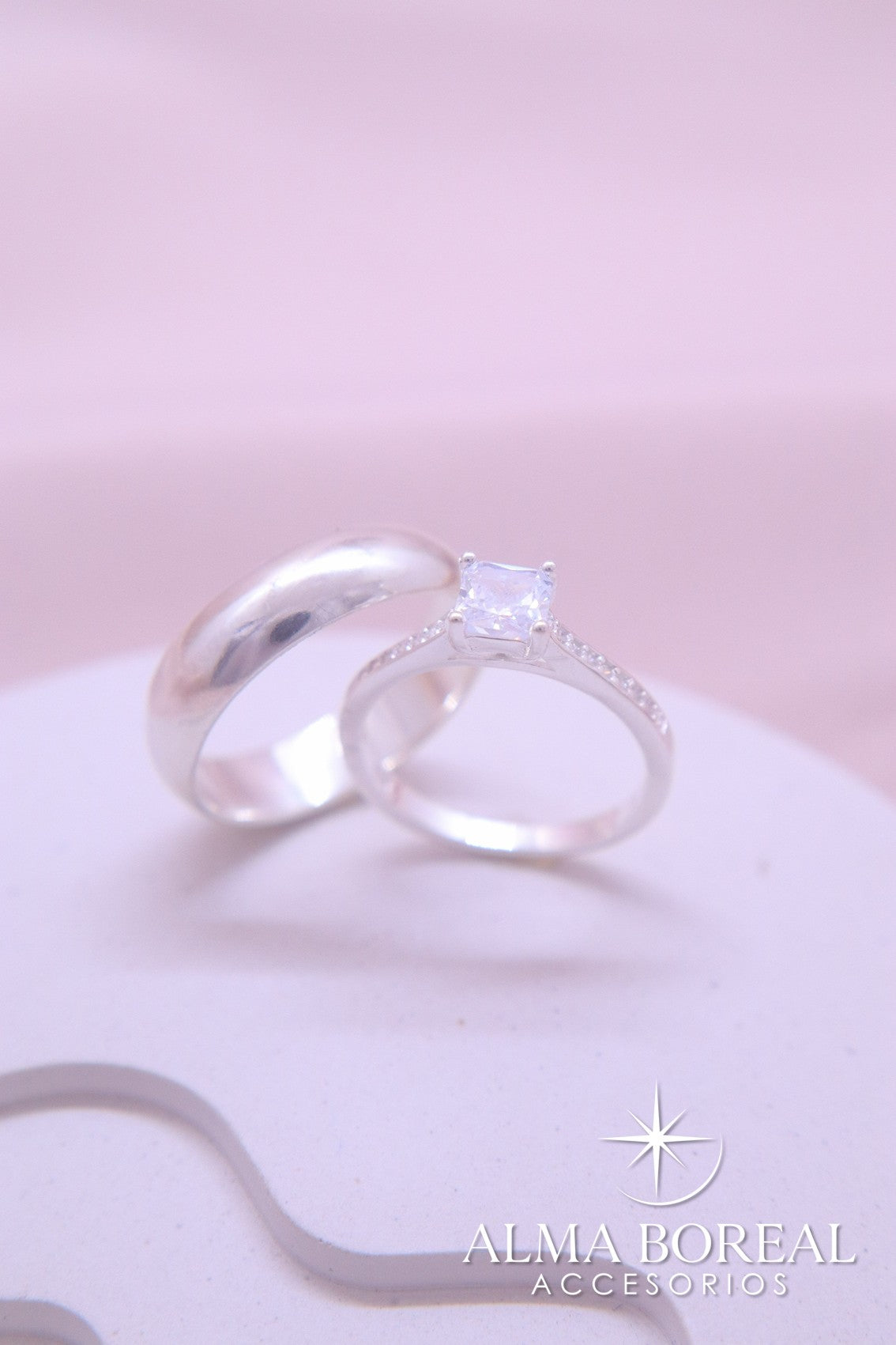 ARGOLLA DÚO DE AMOR PLATA LEY 925