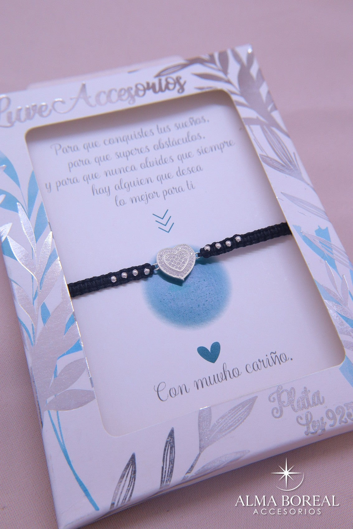 PULSERA CORAZÓN PLATA LEY 925