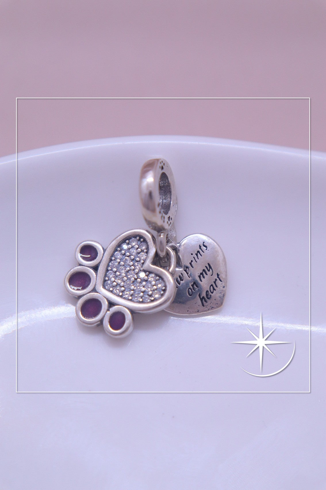 CHARMS HUELLA ETERNA PLATA LEY 925