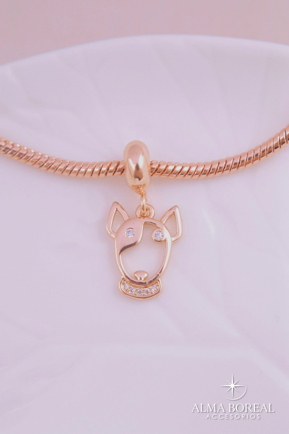 CHARMS DESTELLO PERRUNO RODIO