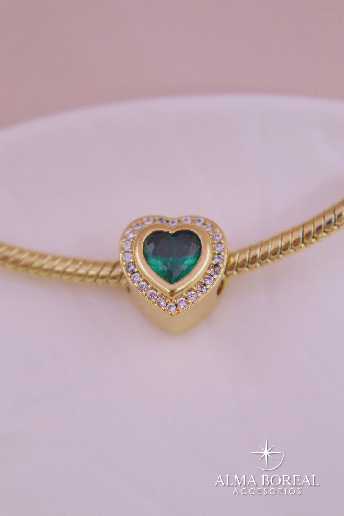 CHARMS CORAZÓN RODIO