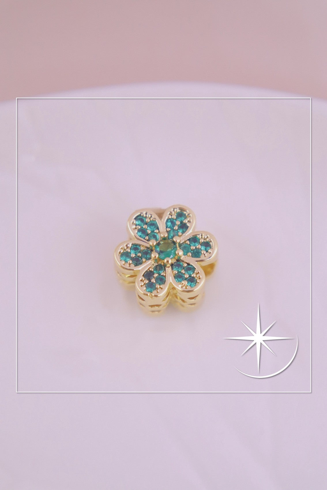 CHARMS FLOR DE MAR RODIO