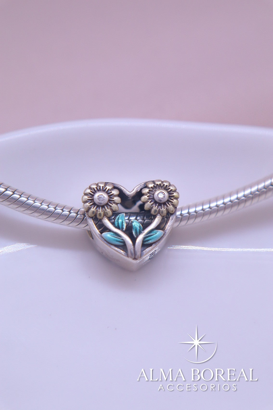 CHARMS GIRASOLES DEL ALMA PLATA LEY 925