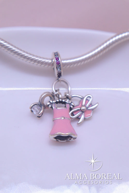 CHARMS SUEÑO DE PRINCESA PLATA LEY 925