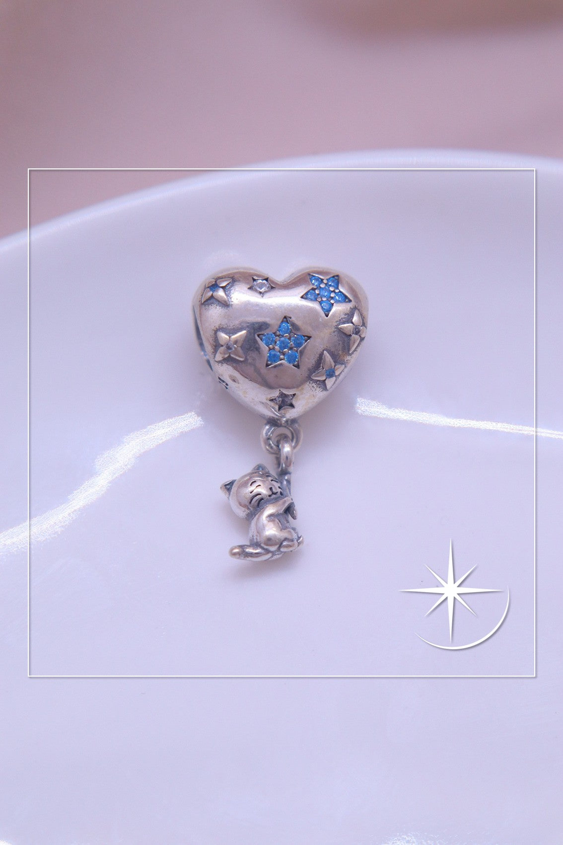 CHARMS GATITO SOÑADOR PLATA LEY 925