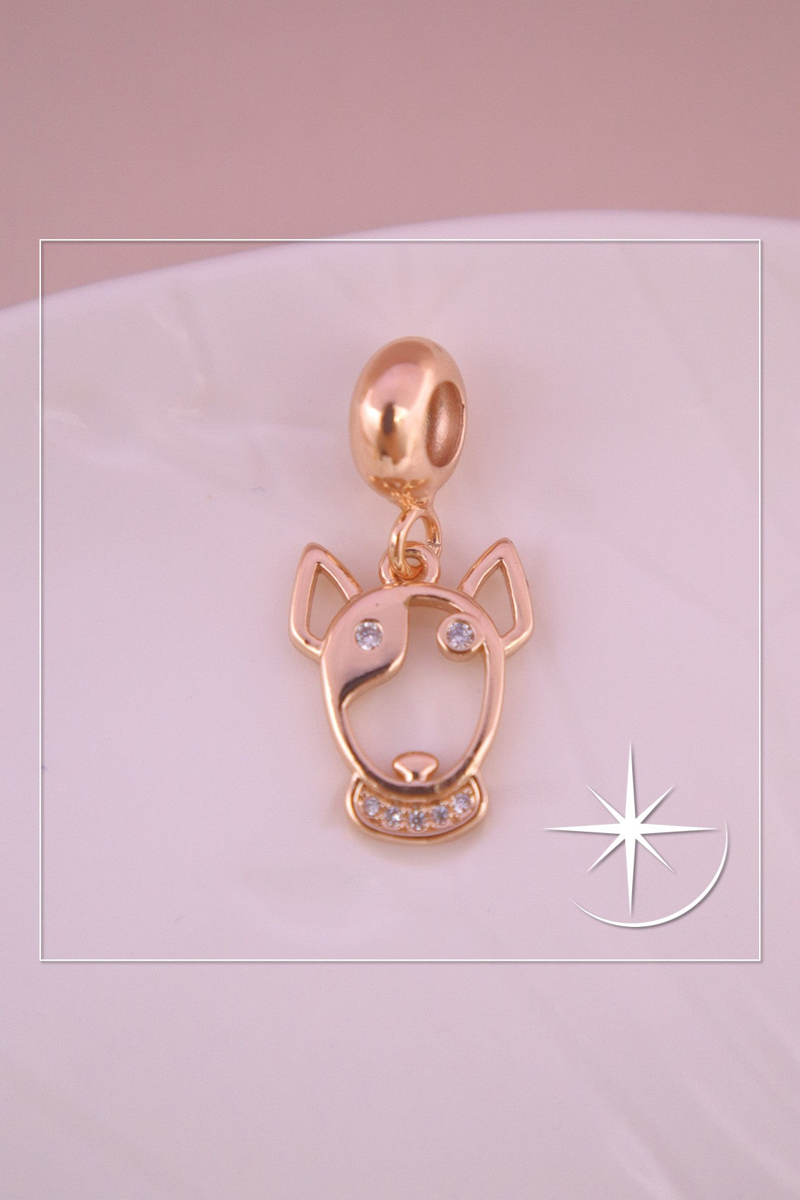CHARMS DESTELLO PERRUNO RODIO