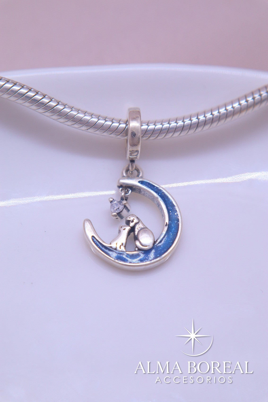 CHARMS LUNA Y MASCOTAS PLATA LEY 925