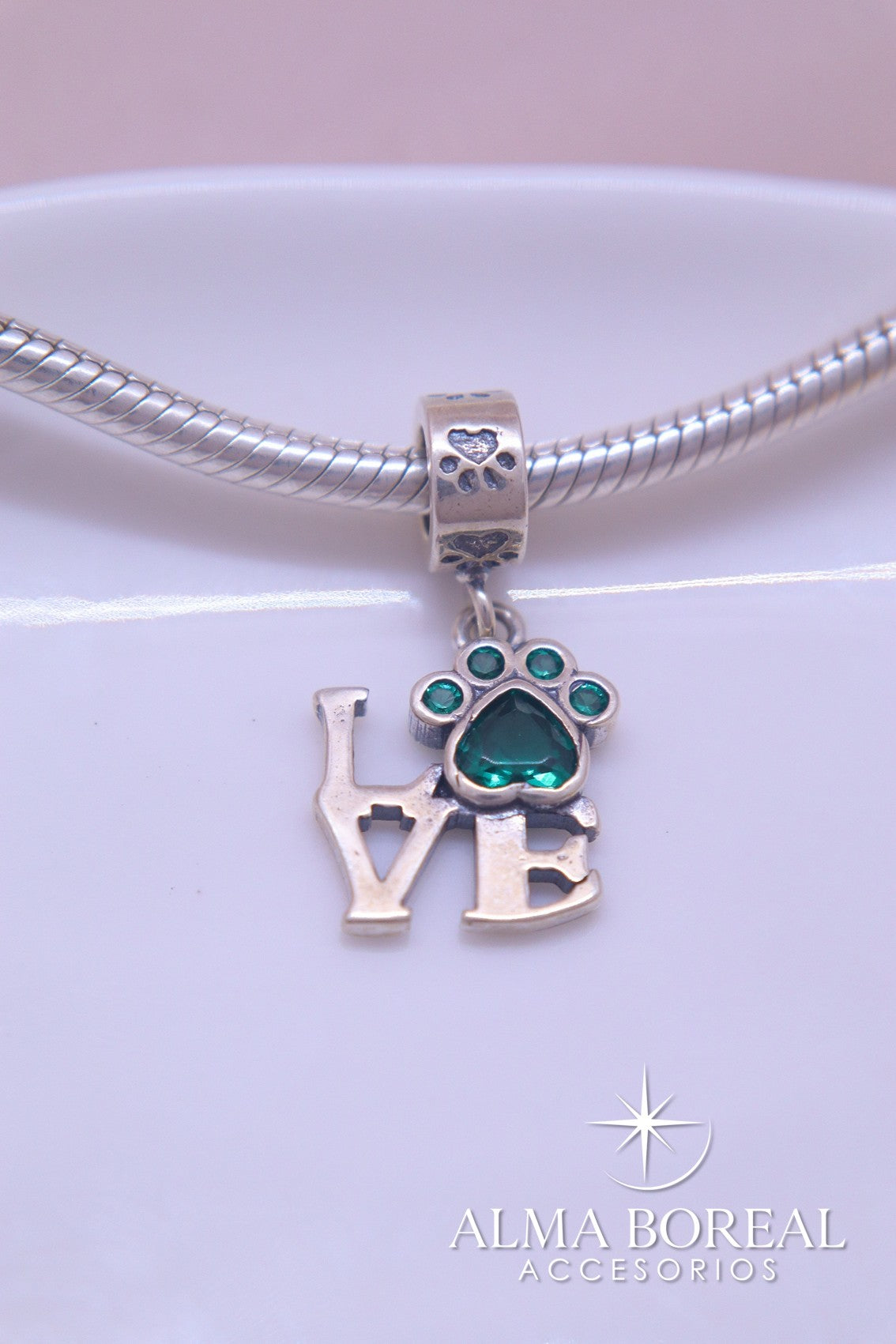 CHARMS AMOR CANINO PLATA LEY 925
