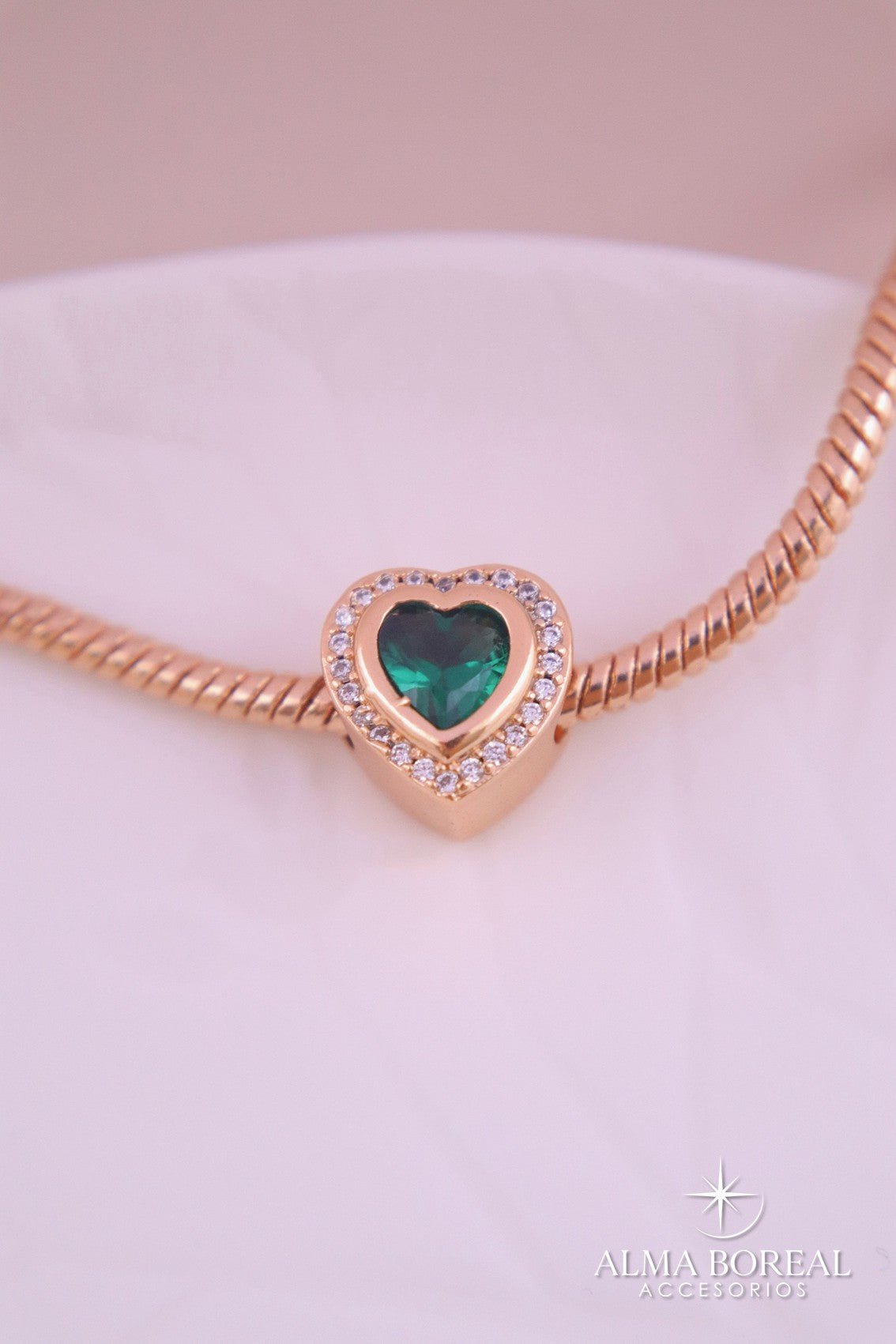 CHARMS CORAZÓN RODIO