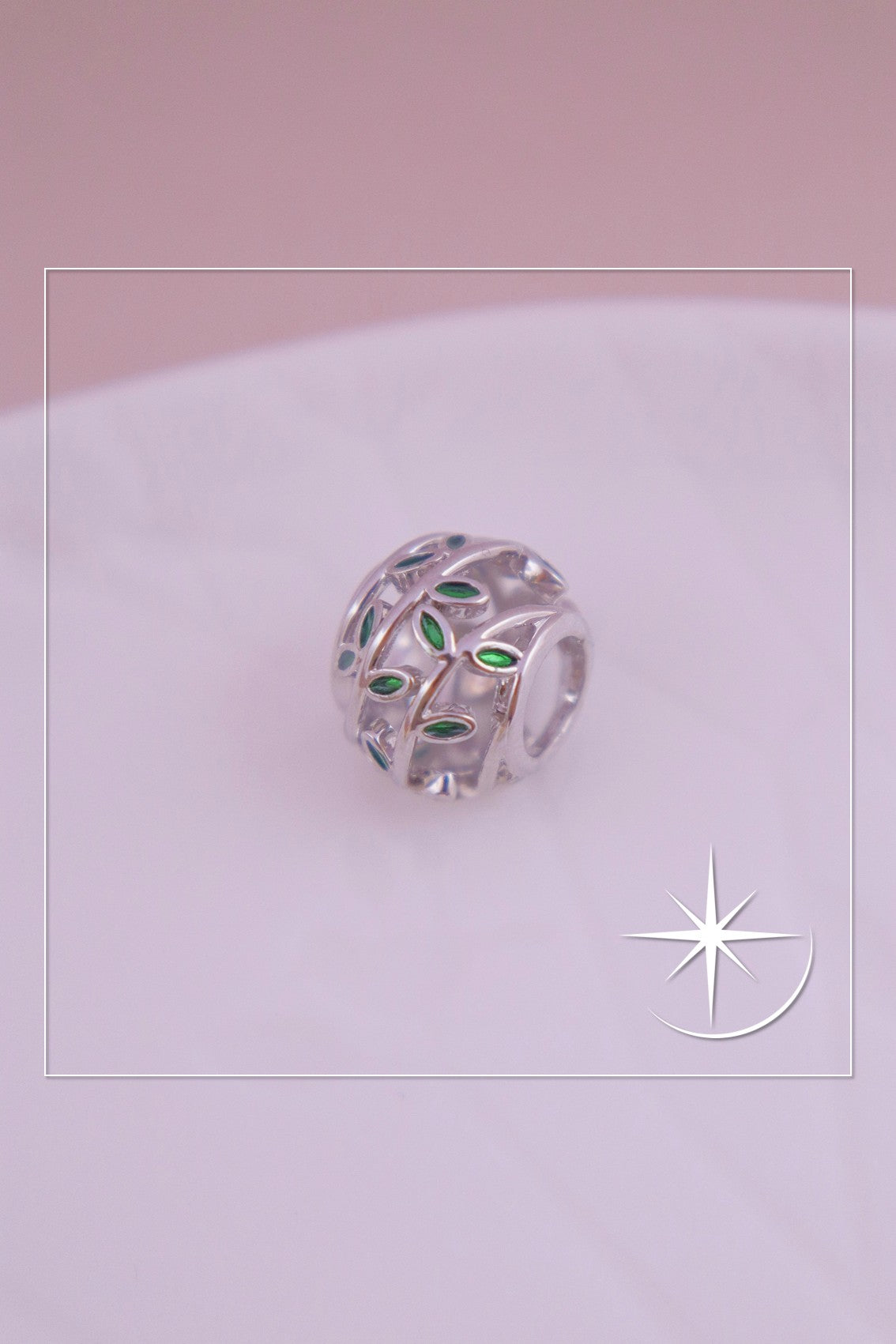 CHARMS SILUETA NATURAL RODIO