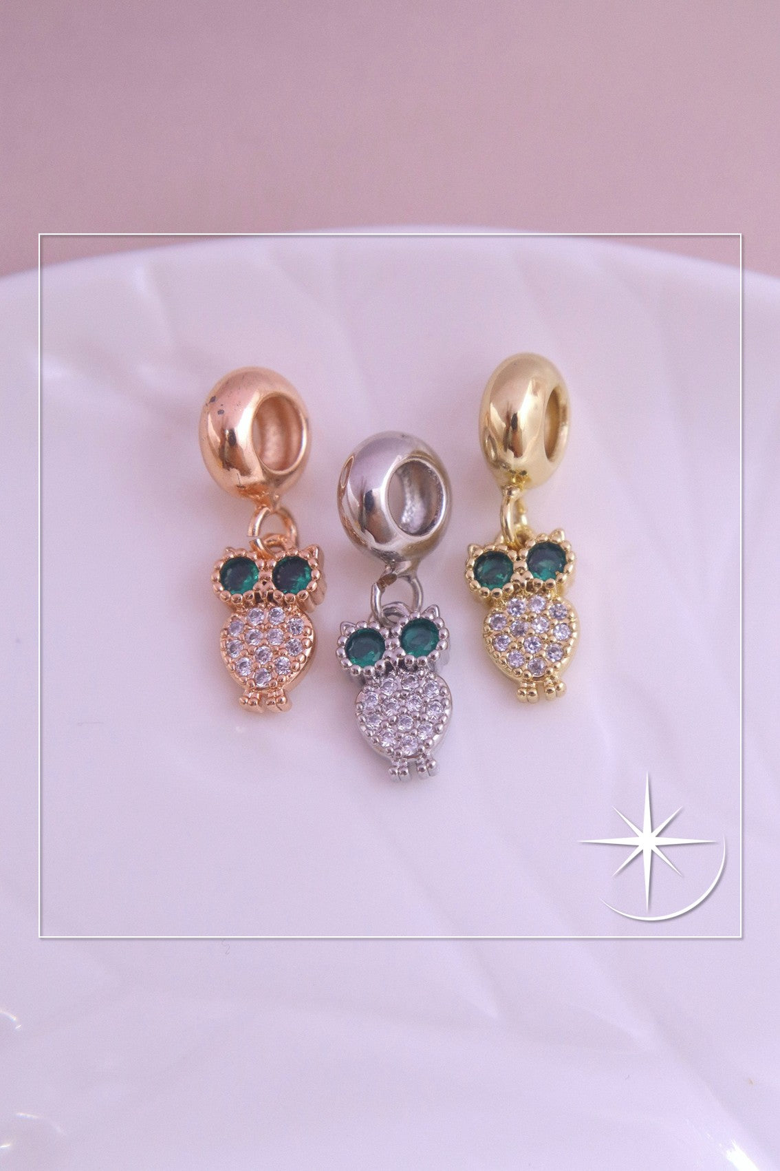 CHARMS BÚHO MÍSTICO RODIO