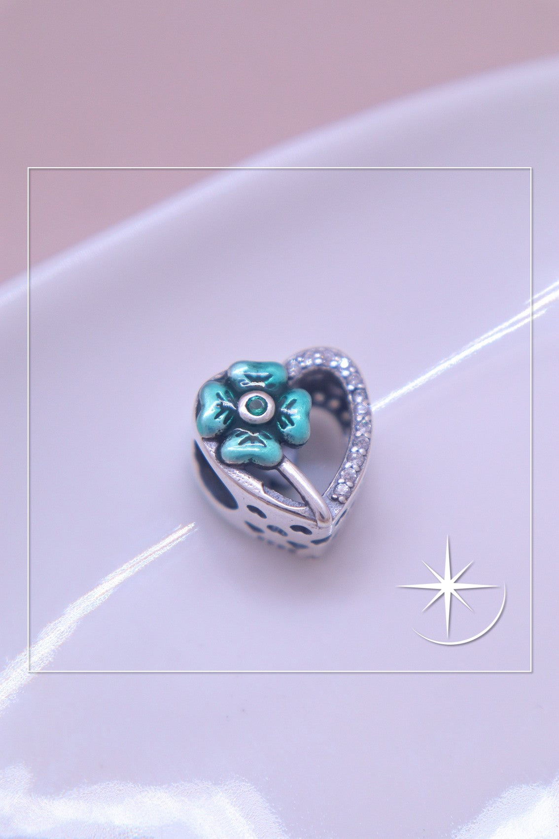 CHARMS AMOR QUE FLORECE PLATA LEY 925