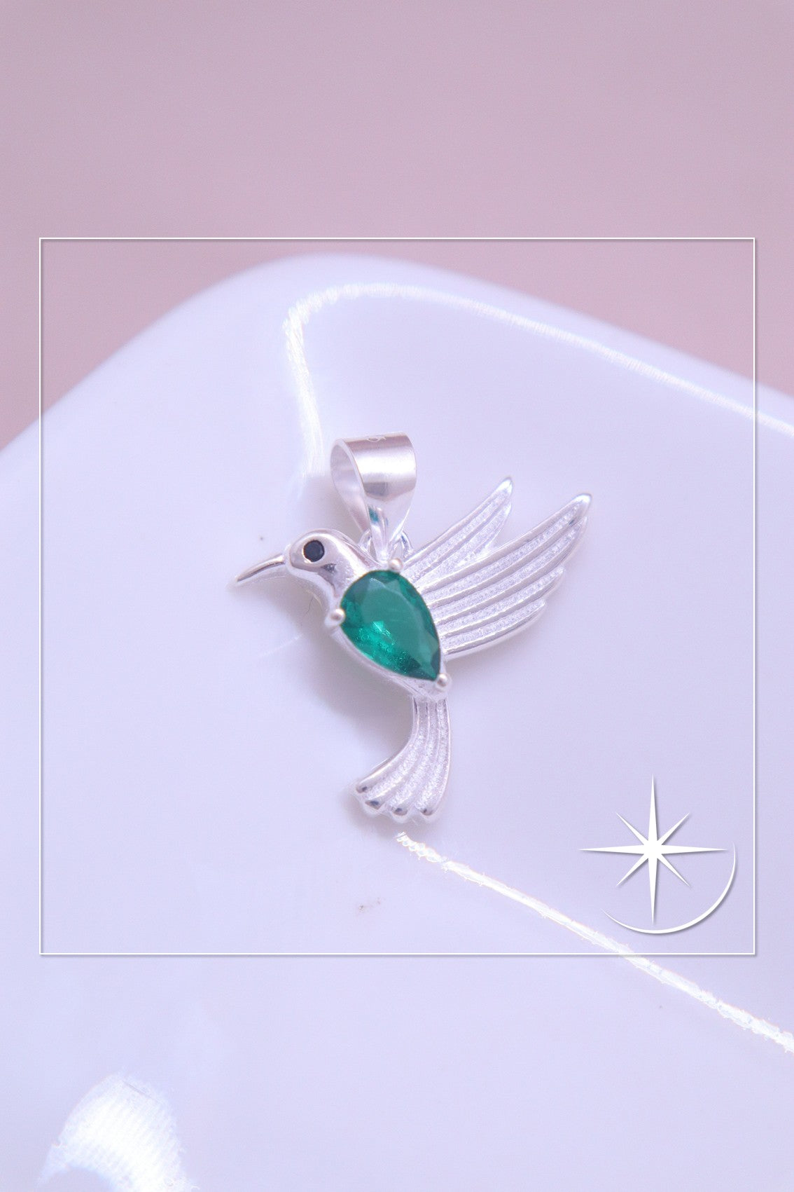 DIJE COLIBRÍ PLATA LEY 925