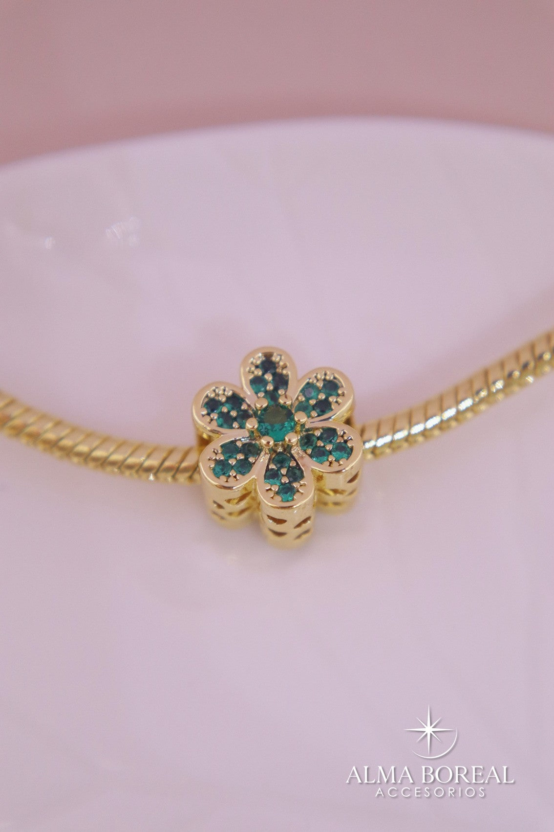CHARMS FLOR DE MAR RODIO