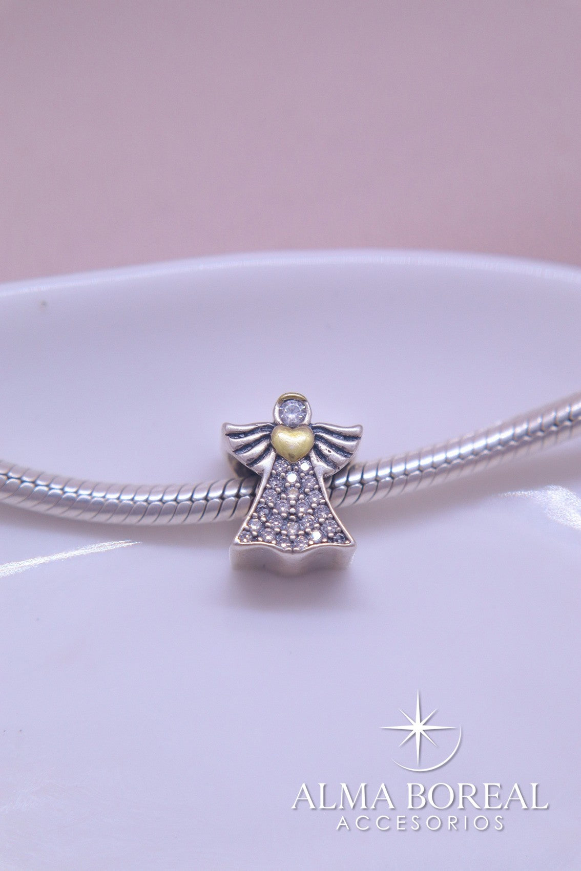 CHARMS LUZ DE ÁNGEL PLATA LEY 925