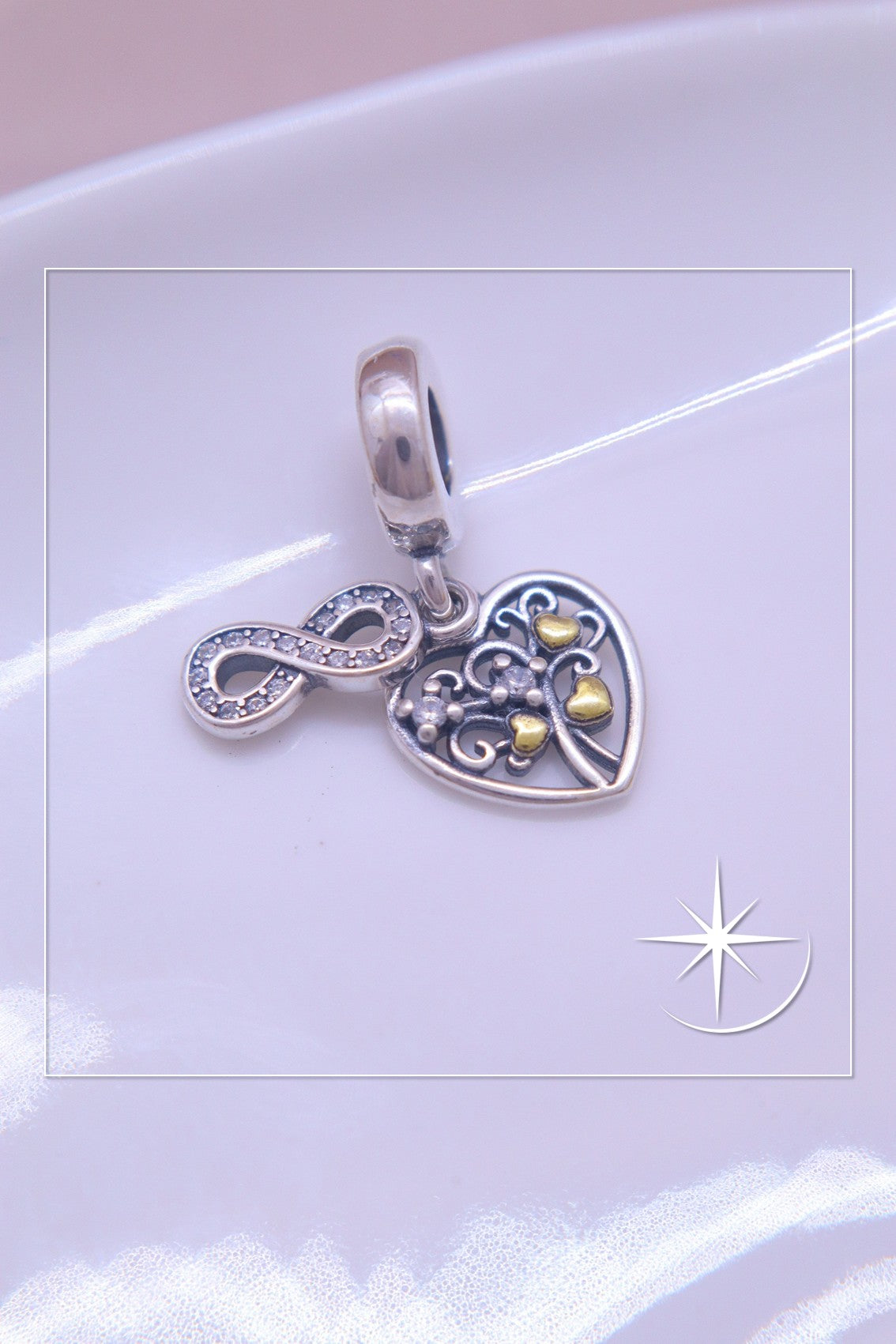 CHARMS LAZOS ETERNOS PLATA LEY 925