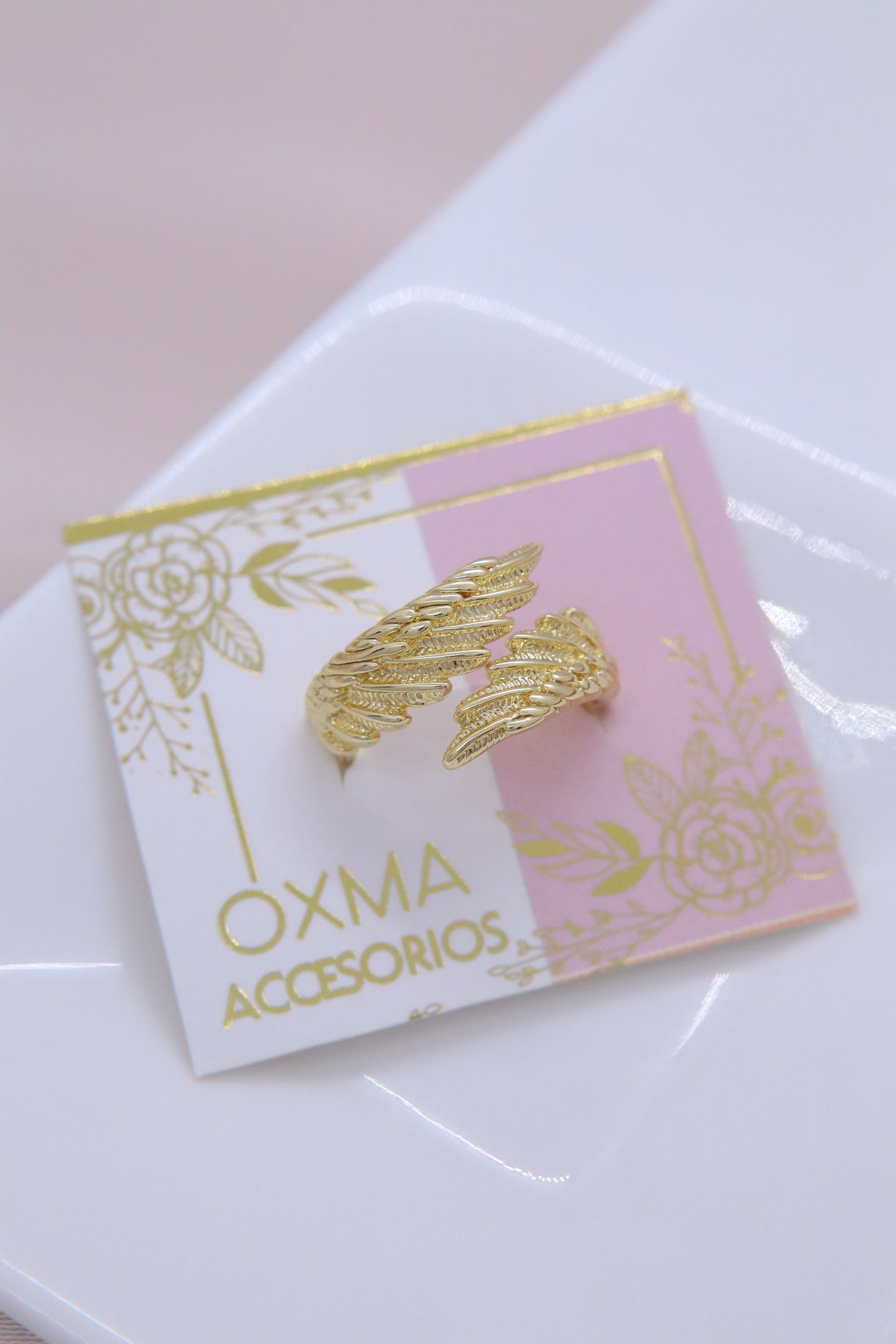 ANILLO ALAS DORADO