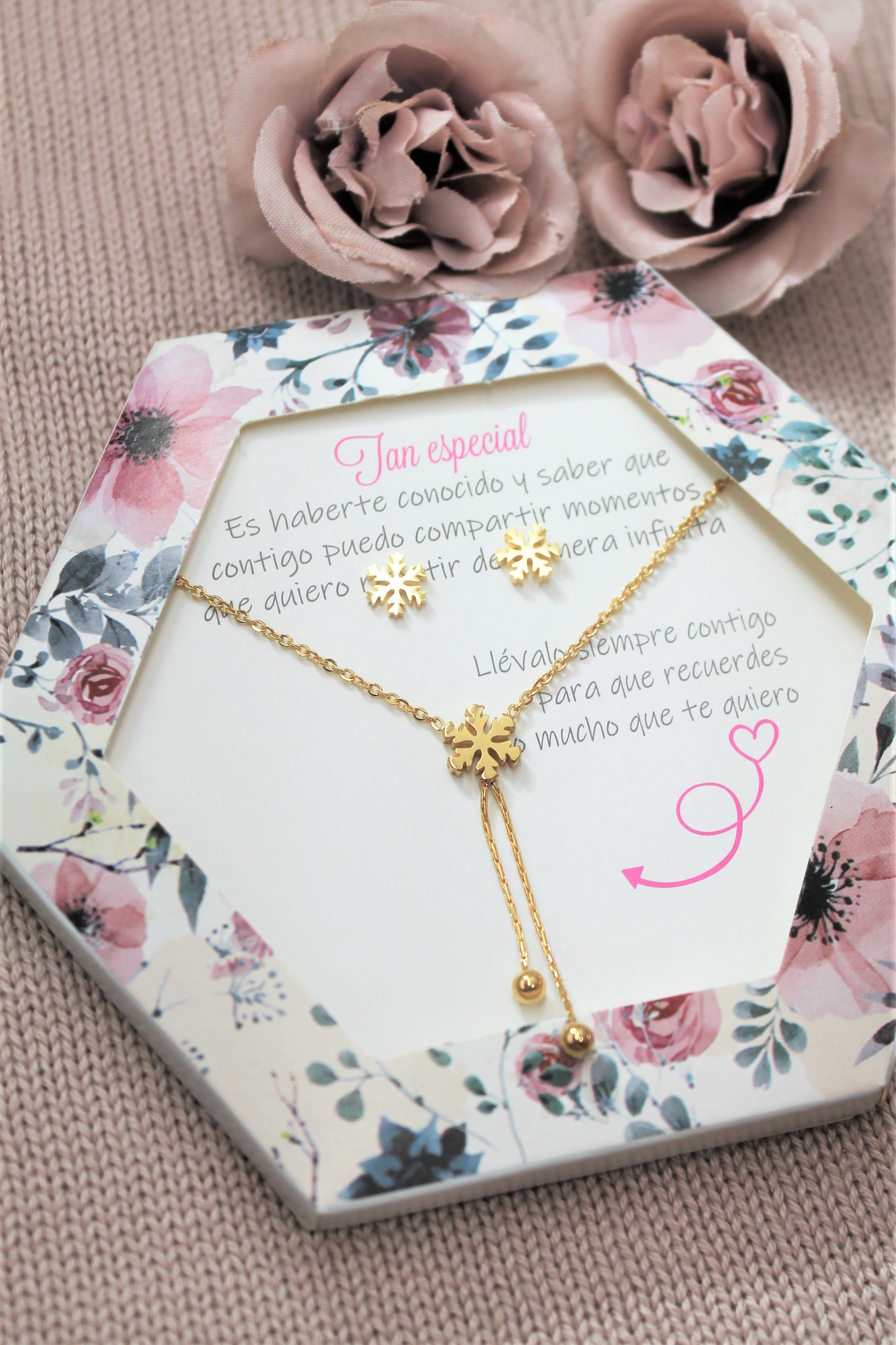 conjunto copo de nieve