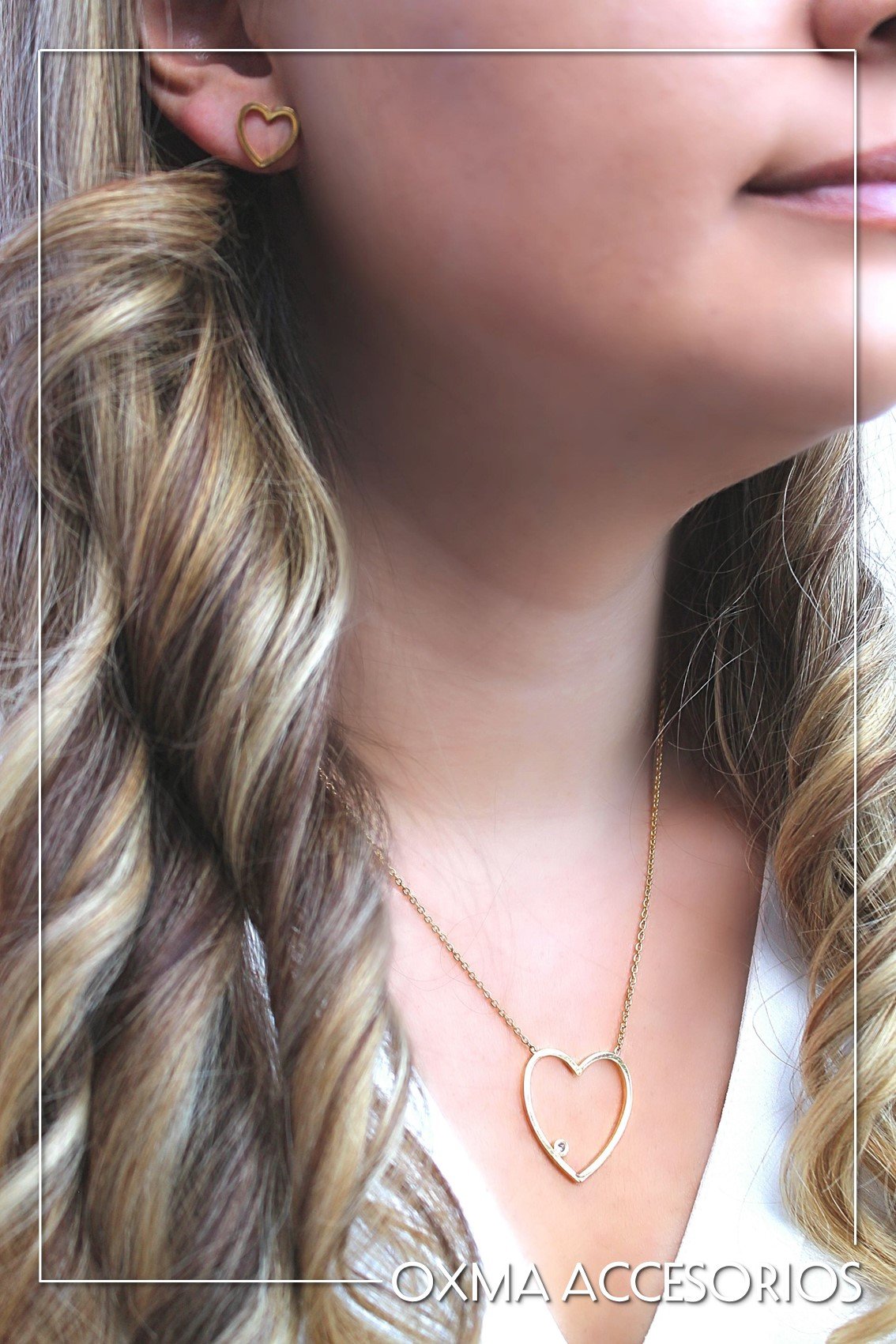 conjunto corazon silueta