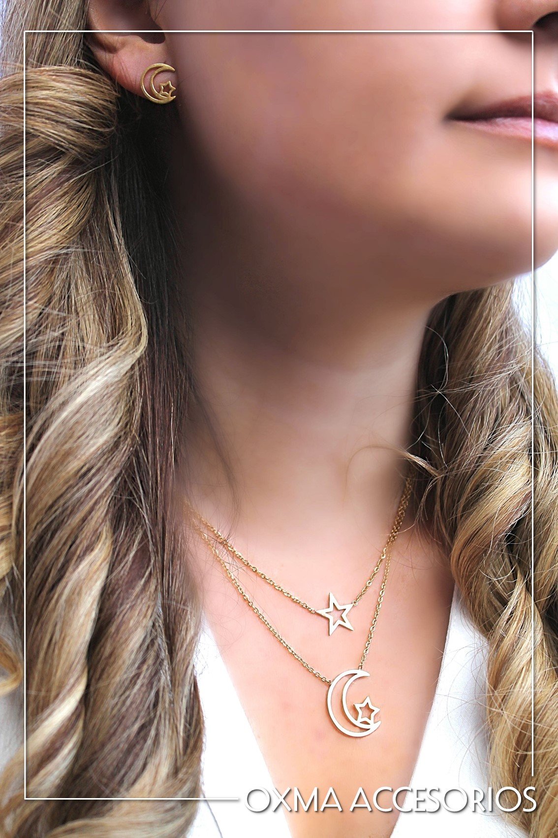 conjunto doble luna y estrella