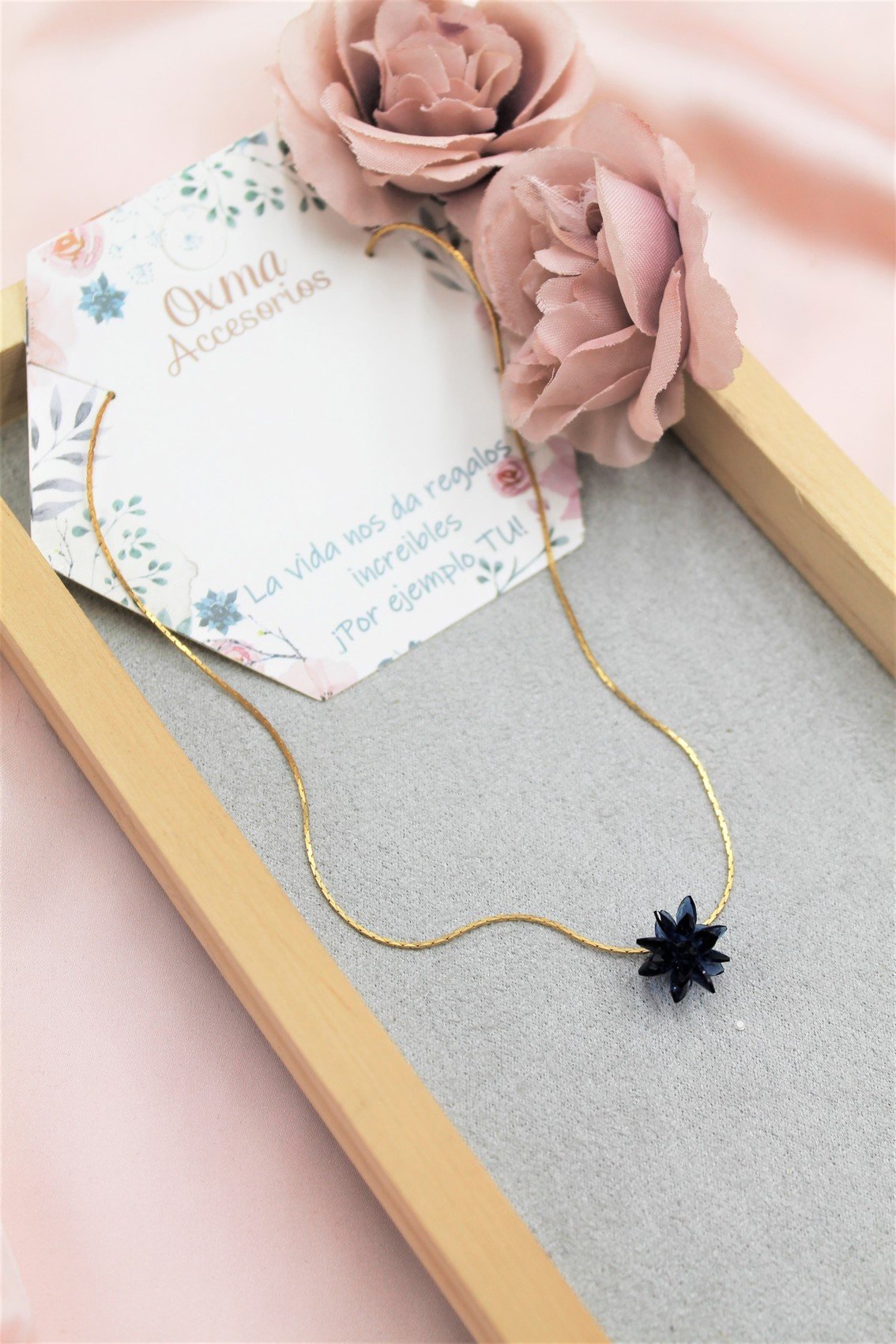 collar mini cristales