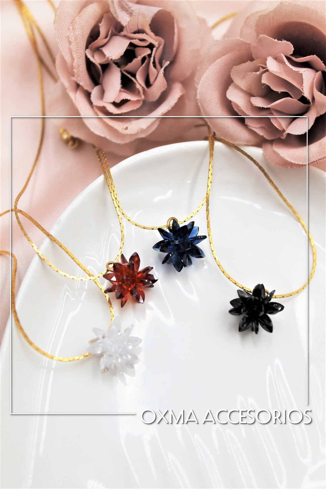 collar mini cristales