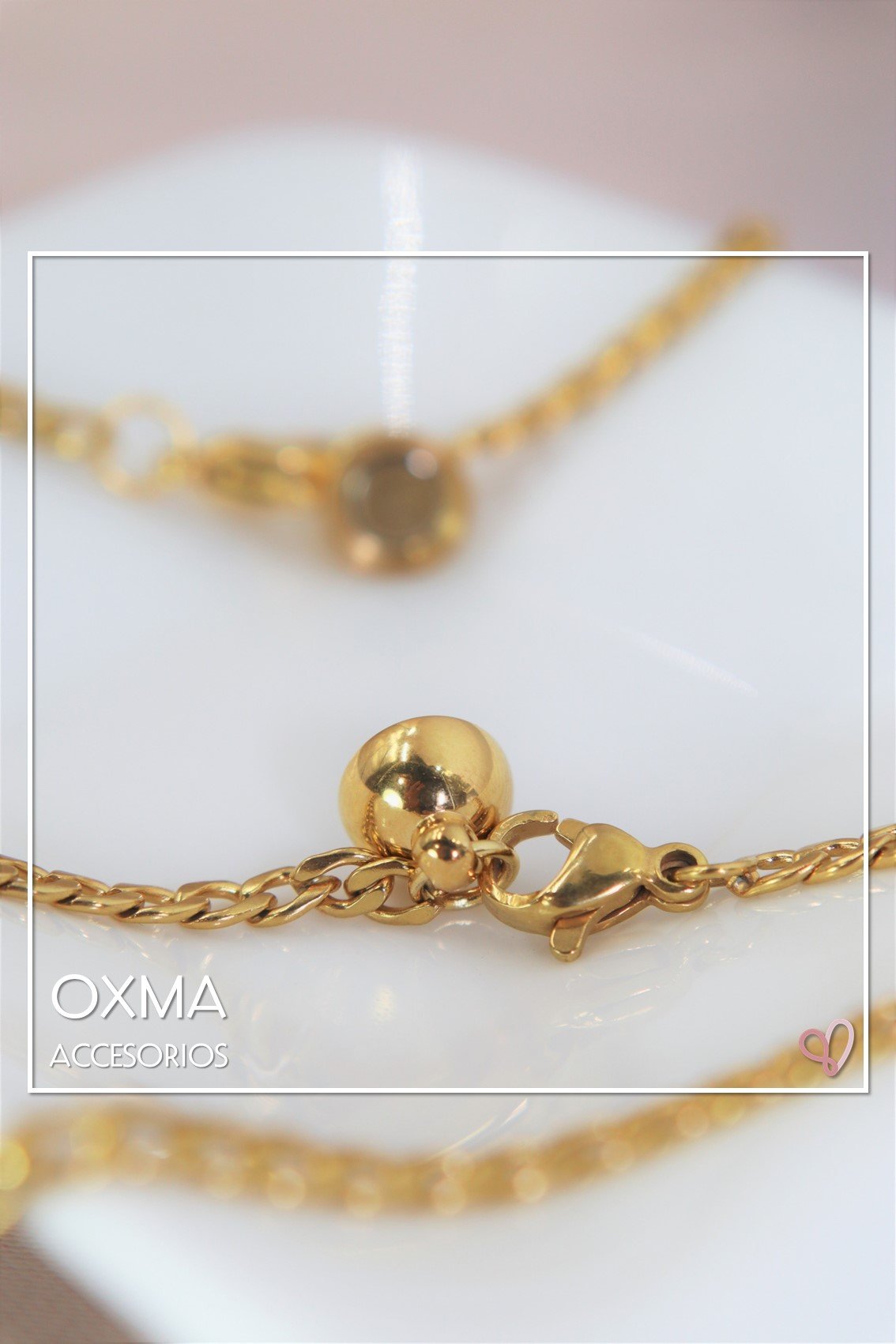 PULSERAS IMAN DORADO