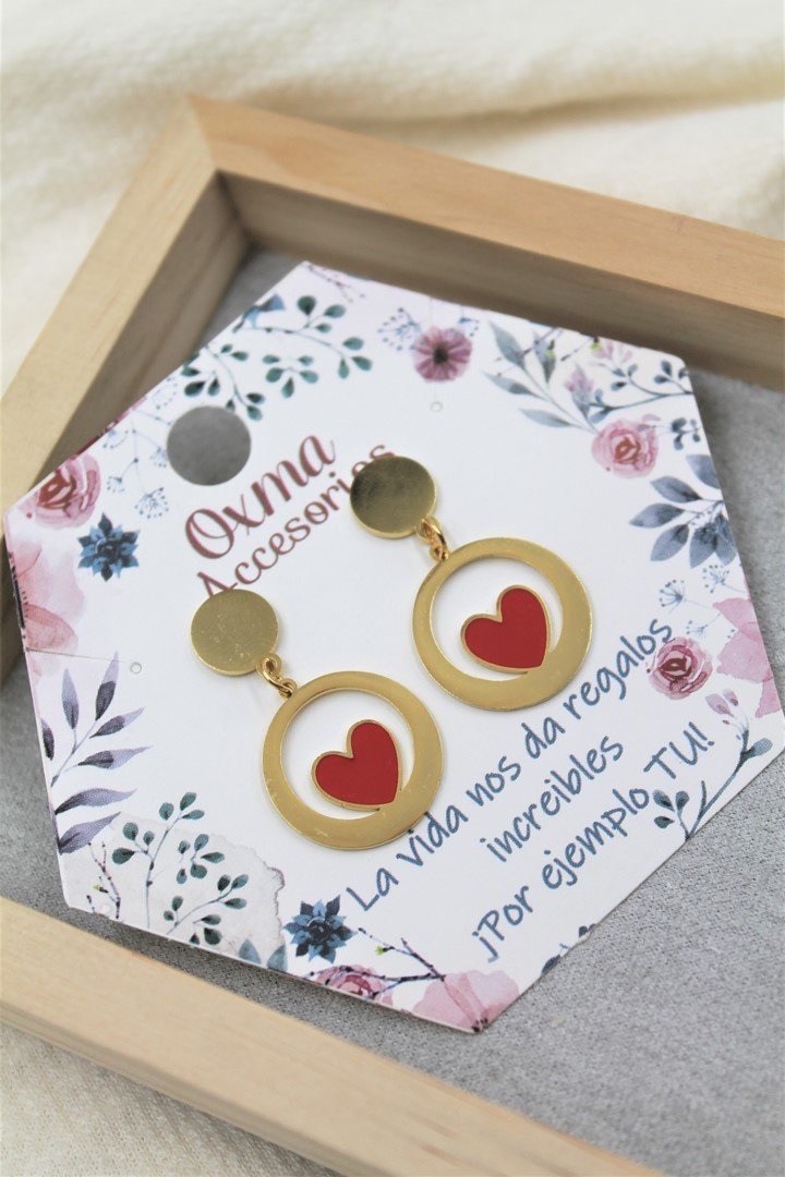 aretas corazon rojo