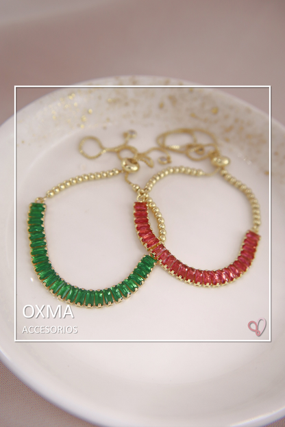 PULSERA CIRCONES ROSADO