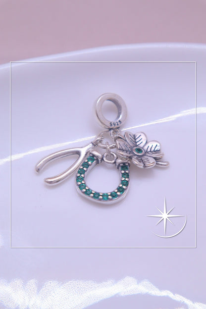 CHARMS TRIOLOGÍA DE LA FORTUNA PLATA LEY 925
