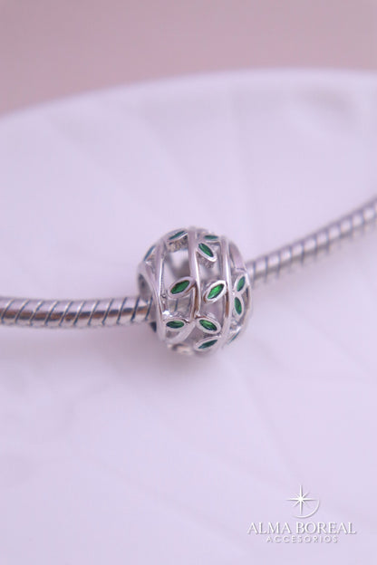 CHARMS SILUETA NATURAL RODIO